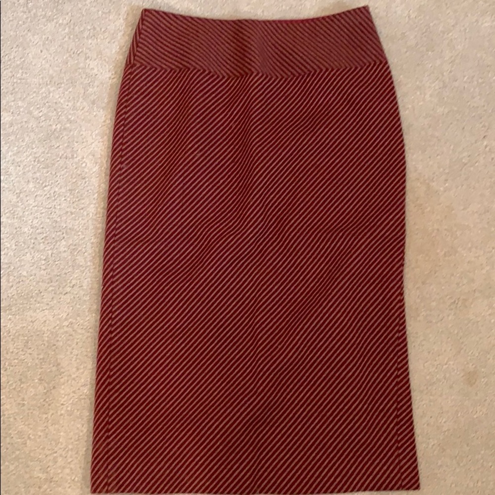 J Crew Maroon Pencil Skirt
